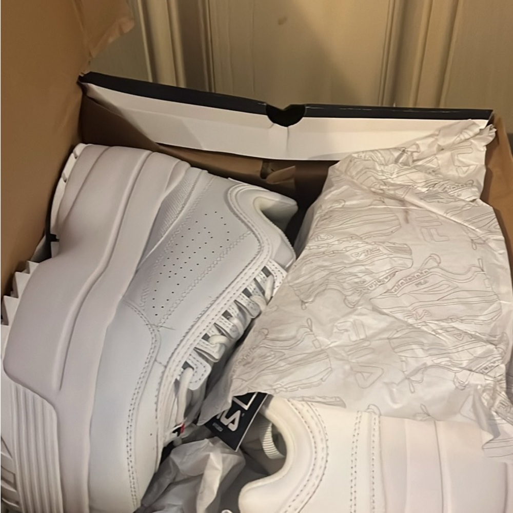 Fila Disruptor II Wedge Sneakers - White